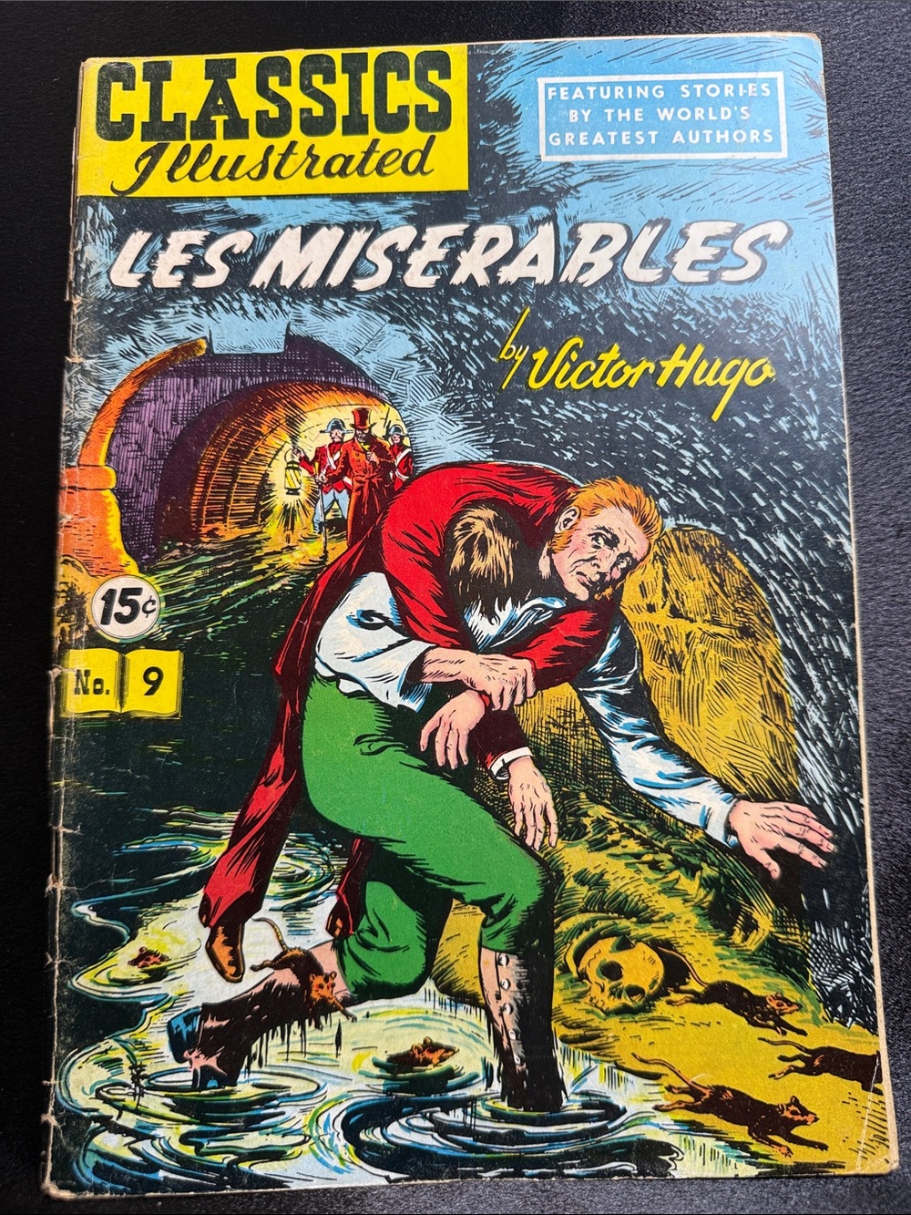 Les Misérables Comic Book - Vintage Illustrated Cover